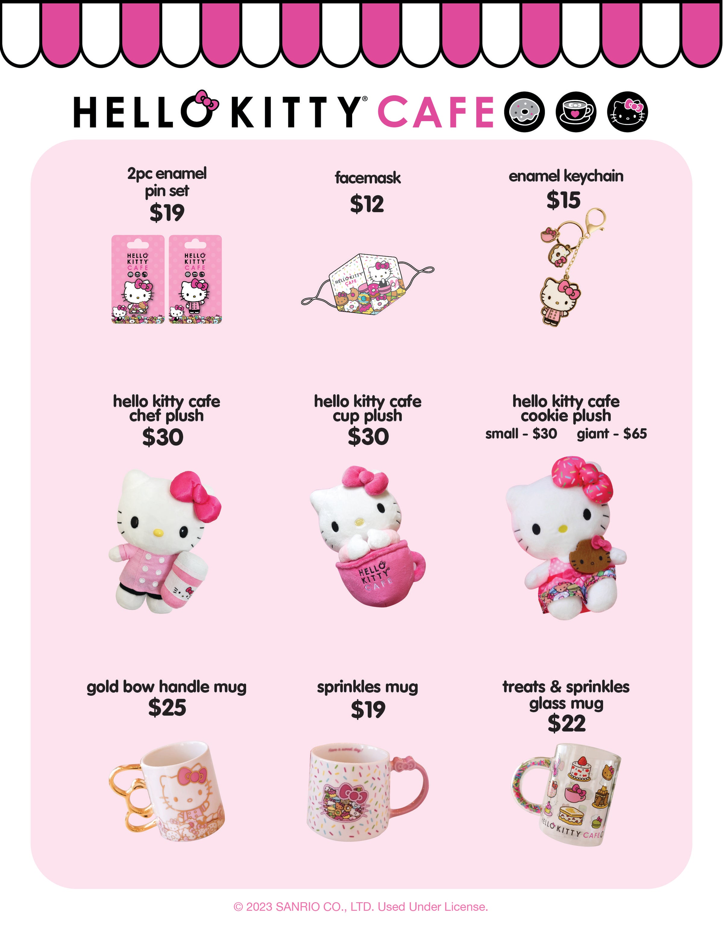 hello kitty cafe merchandise